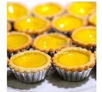 20 Pcs Cupcake Cake Mould,Egg Tart Mold,Pudding Mold,Aluminum Egg Tart Mould Metal Non Stick Flan Tin Cupcake Cookie Kitchen Craft Baking Tools
