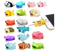 20 pcs Cute Cartoon Bites,Cable Chomper,Animal Cable Protector For Cable Bite USB Cable Chompers Charger Wire Holder