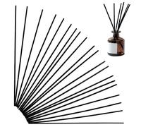 20 Pcs Diffuser Sticks, 30CM Long Black Replacement Sticks for Fragrance Diffusion Large Black Diffuser for Home Vanilla Diffusers Eco-Friendly Diffuser Sticks for Spa Bedroom Office