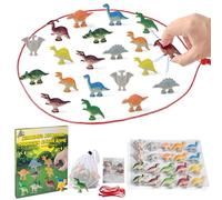 20 Pcs Dinosaur Magnetic Chess Game, Magnet Game with String & Portable Storage Bag, Dinosaur Magnetic Chess Game Stones, Magnetic Chess Skill Game for Family, Camping,Travel & Parties