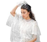 20 Pcs Disposable Capes Waterproof Hair Cutting Cape Hair Color Cape Disposable Hair Salon Capes for Hair Stylist, Hair Dye and Styling Bibs for Home and Salon Use 100 x 100cm Disposable Barber Cape