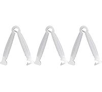 20 Pcs Disposable Umbilical Cord Clamp Birth Hemostatic Materials,Pig Umbilical Cord Clamp for Animals Puppy Kittens Cow Livestock Sheep,Home Birth Supplies kit, White, 1.77 Inch,Pet Midwifery Tools