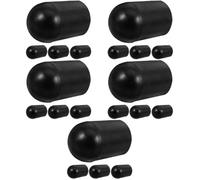 20 Pcs Double Bass Endpin Protector Rubber Anti Slip Pad for Players | Black Rubber, Floor Protection and Stage Use, Fits Cello Endpin and Doublebass Models