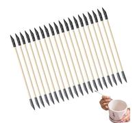 20 Pcs Double End Sanding Sticks Fine Grit Detail Tools - Wooden Precision Abrasive Matchsticks 13.7cm Lightweight Craft Set For 3D Printing Jewelry Making Model Cleaning Furniture Restoration Nail Ar