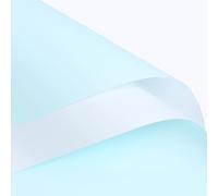 20 Pcs Double-Sided Waterproof Floral Wrapping Paper for Bouquets, Gift Boxes DIY Crafts 22.8x22.8 Inch Flower Paper Wrap for Wedding Florist Supplies and Packaging (Blue+white)