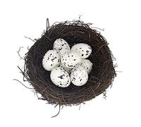 20 Pcs Easter Crafts Eggs, Simulation Foam Bird Eggs Toy Diy Home Decoration. Clever