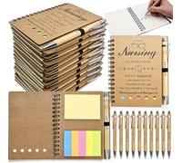 20 PCS End of Term Gifts for Students Inspirational Spiral Notebooks with Ballpoint Pens Thank You Nurse School Leavers Gifts for Students from Teacher Class Rewards End of Year School Leavers