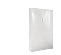 20 Pcs Envelopes with Cord Buckle,Thick A4 Size Plastic Folder Extended Angle Braces for Office