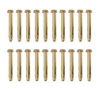 20 Pcs Expansion Screw Bolts, Expansion Bolts, M6 x 60 mm Hex Bolt Sleeve Anchor Bolts, Heavy Duty Concrete Screws Hex Nuts, for Concrete Masonry Brick Wall Fixings