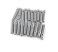 20 Pcs Extended Wheel Stud Conversion Tall Lug Bolts Wheel Hub Tyre Screw Bolt (M14.1.5-M12x1.5,M12.1.5-M12x1.5,M14.1.25-M12x1.5,) Automotive Bolts(M14.1.5-M12x1.5)