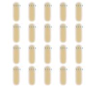 20 Pcs Eyebrow Tattoo Practice Skins,3D Microblading Fake Skin,BrowAid Practice Bandage, Eyebrow Tattoo Trainning Silicone Stickers for PMU Microblading Supplies