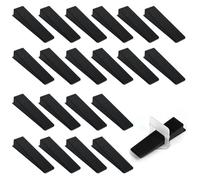 20 Pcs Fence Panel Wedges - Rattle Stoppers,Fence Rattle Stoppers Use to Laying Ceramic to Stop Banging,Plastic Wedges Reusable - Tile Leveling Insert Locator for Noise Stoppers and Anti Rattle