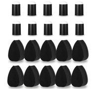 20 Pcs Finger Sponge Daubers Face Paint Sponge Set Finger Painting Sponges Craft Drawing High Density Face Painting Supplies Droplet Makeup Paint Sponges for Adult Art Paintings Stamping Ink Christmas