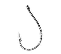 20 Pcs Fish Hooks Reinforced Barbed Hook For Bass Mandarin Fish,Worm Hooks Triple Reinforcement Flat-Forged Hooks Eagle Claw Hooks(2#)