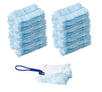 20 Pcs Flash Dust Magnet, Flash Dust Magnet Refill, Disposable Duster Heads,Duster Removal Refill Kit, Blue Dusters Refills for Cleaning Dust Dirt Hair