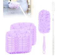 20 Pcs Flash Dust Magnet, Flash Duster mit Long Handle Dust Magnet Refills Flash Dust Magnet Starter Kit Washable & Bendablears Dusters for Cleaning