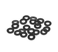 20 Pcs Flat Rubber Washers 5mm Inner Diameter, 11mm Outer Diameter, 1.2mm Thickness