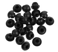 20 Pcs Floor Jack Rubber Filler Plug Tapered Black Hydraulic Bung