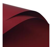20 PCS Floral Wrapping Paper Matte Waterproof Bouquet Paper Sheets Korean Style Craft Paper Roll for Flower Arrangements Florist Supplies Wedding Birthday Holiday Packaging (Burgundy)