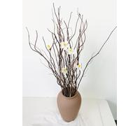 20 PCS Flower Arrangement Branches Natural Dried Curly Willow Twigs for Wedding Home Garden Decoration (Natural)