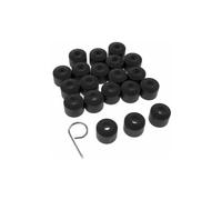 20 pcs for VW Golf bolt cover car rims wheel nut cover black