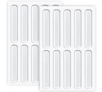 20 Pcs Furniture Bumpers, 63mm Silicone Clear Cabinet Door Bumpers Adhesive Furniture Bumper Strips for Glass Table Anti Door Silencer Slam Stopper Protector for Furniture