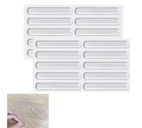 20 Pcs Furniture Bumpers Cabinet Bumper 6.3cm Silicone Bumpers Stripes, Adhesive Furniture Bumper Strips for Sound Dampening Buffer Pads for Furniture and Doors Protectors