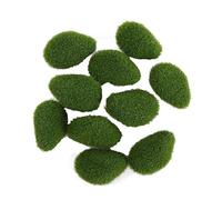 20 Pcs Green Artificial Moss Balls Decorative Stones, Faux Green Moss, Ideal for Vases, Table Decor, Planter Decor, Weddings, Parties, Special Events