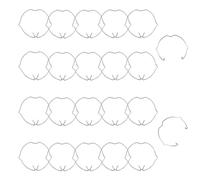 20 PCS GU10 MR16 Spotlight Clips Lamp Retaining Spring Clasp Clips Replacement Downlight Spring Clamps for Diameter 50MM LED Halogen Bulb Holders