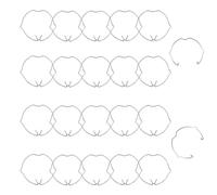 20 PCS GU10 MR16 Spotlight Clips Lamp Retaining Spring Clasp Clips Replacement Downlight Spring Clamps for Diameter 50MM LED Halogen Bulb Holders