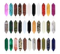 20 Pcs Healing Crystals Set, Crystals and Gemstones Healing Set, Gem Stones and Crystals Wands, Crystal Gifts Crystal Points Hexagonal Quartz Stones Set for Reiki Meditation Therapy Crystal Sets
