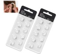 20 PCS Hearing Aid Domes Compatible with Oticon,8mm Double Vent Bass Domes Hearing Aid Accessories