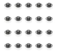 20 Pcs Hearing Aid Domes, Umbrella Shape Open Hearing-Aid Accessories, Soft Silicone Hearing Aid Buds, Washable Hearing-Aid Dome, Open Earplug Dome, Reusable Ear Tips Replacement (S-6mm)