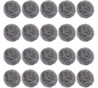 20 Pcs Heavy Duty Cleaning Pads,steel Scouring Pad Sponge Scrubbers Stainless Steel Scourers,for Kitchen Cleaner Dishes