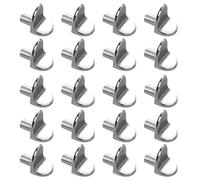 20 Pcs Heavy Duty L-Shaped Metal Shelf Support Brackets - Strong, Durable, for Wall Mounting, Shelving, and Storage, Easy Installation