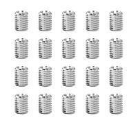20 Pcs Helicoil Thread Repair Kit, M6 x M8 x 10mm Self-Tapping Threaded Inserts, Stainless Steel Metric Thread Adapters, SlottedThread Reducer Kit, Screw Repair Inserts Nuts Sleeves