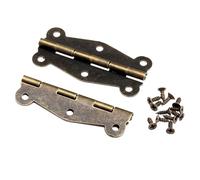 20 Pcs Hinges, Brass Vintage Butterfly Shaped Hinge,Iron Vintage Butterfly Antique Bronze Hinges, Furniture Cabinet Drawer Door Hinges Hardware(49 * 23mm)