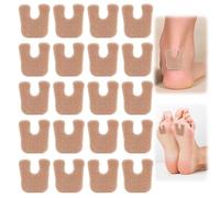 20 Pcs Horseshoe Pads for Feet, U Shaped Felt Callus Pads, for Women and Men, Adhesive Cushion Pads for Forefoot, Heel, and Side of Foot, Reusable Trim-to-Fit Pads for Daily Shoe Comfort