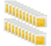 20 Pcs Hydrocolloid Dressing, Medical Grade Wound Cover, 3.9 x 3.9 in /10 x10 cm, Individually Wrapped Pimple Patch for Acne, Blisters, Post-Op Care, Yellow