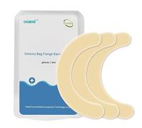 20 Pcs Hydrocolloid Skin Barrier Strips,Ostomy Supplies Elastic Barrier Rings for Colostomy Bags Medical Supplies Waterproof Half Rings for Sealing Ostomy Bag