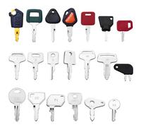 20 Pcs Ignition starter Key Set, Universal Ignition Switch Spare Keys for Agricultural and Excavator Machinery-Dump Truck-Digger-Tractor-Bulldozers-Excavator-Dozer