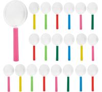 20 Pcs Kids Magnifying Glasses, Portable Mini Magnifying Glasses with Colorful Handle for Outdoor Bug Hunts, Classroom Science Labs & Reading Aid