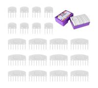 20 Pcs Knit Blocking Pins Set, Stainless Steel Knit Blockers Set Knit Blocking Pins Combs for Blocking Knitting, Crochet, Lace, Needlework Projects