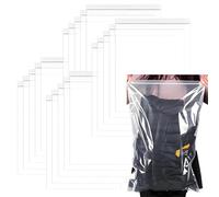 20 PCS Large Ziplock Bags for Clothes, 40x50cm Hospital Bag Organiser Pouches Reusable Zip Lock Bags Large Travel Storage Ziploc Bags for Clothes Storage Duvet Blankets Pillows