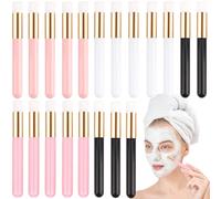20 PCS Lash Shampoo Brushes Eyelash Extension Cleaning Brush Pink Makeup Brushe Soft Eyelash Cleanser Remover Tool Facial Cleansing Tool Nose Pore Deep Cleanser for Women Girl