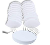 20 PCS Lash Sponges for Practice, Eye Shaped Practice Sponge, Lash Map Sponge, Eyelash Extension Beginners Supplies Kit, Cosmetic Makeup Sponge, Disposable, Eyelash tools(LEES A.M.)