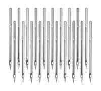 20 Pcs Leather Sewing Awl Needles Replacement Stitch Awl Needles Thick Hand Sewing Needles Shoe Sewing Needles Large Hole Needles Stitching Tool Needles for Repairing