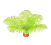 20 pcs Lemon Ostrich Feathers Plumes 6-8 inch(15-20 cm) Bulk for DIY Handmade Artwork and DIY Clothes, Feather Pens, Dream Catcher, Table Decoration.