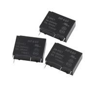 20 Pçs/lote HF46F -G- 5/12/24 -HS1 -HS1T 7A 5A 4Pin 250VAC 30VDC DC 5V 12V 24V Relés de Potência HF46F-12-HS1 HF46F-G-24-HS1T Or(HF46F- 5 -HS1)