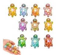 20 Pcs Luminous Mini Resin Turtles,Mini Resin Turtles Glow in the Dark,Tiny Sea Turtle Animals to Hide Miniature Figures,Small Plastic Ocean Animal for Fairy Garden Micro Landscaping Dollhouse1